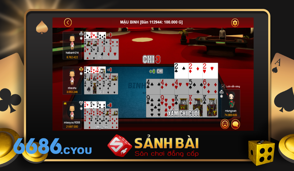 Game Thẻ Bài 6686 – Cổng Game Uy Tín Bậc Nhất VN